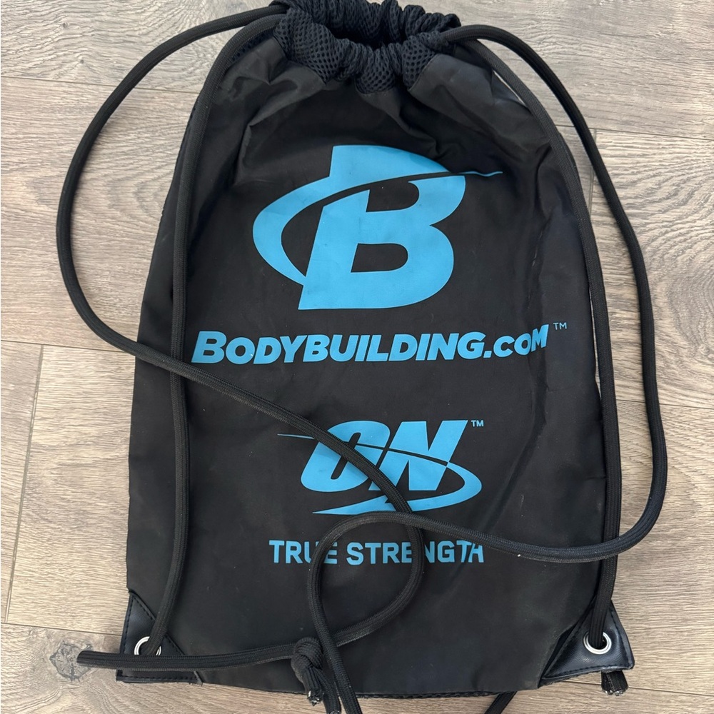 Black Drawstring Bag